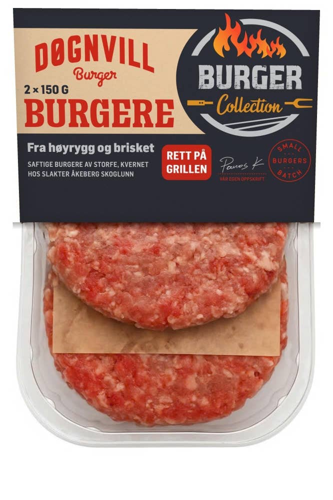 Døgnvill Burger 2pk