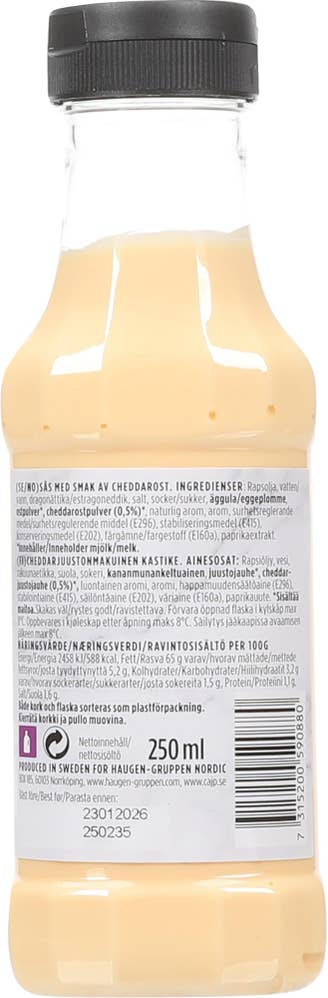 Caj P Cheddar Cheese Sauce