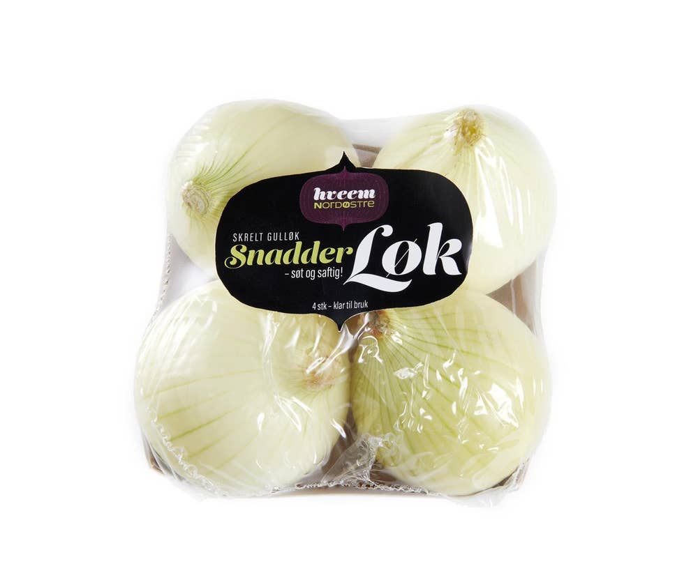 Snadder gul løk 4 stk Norge