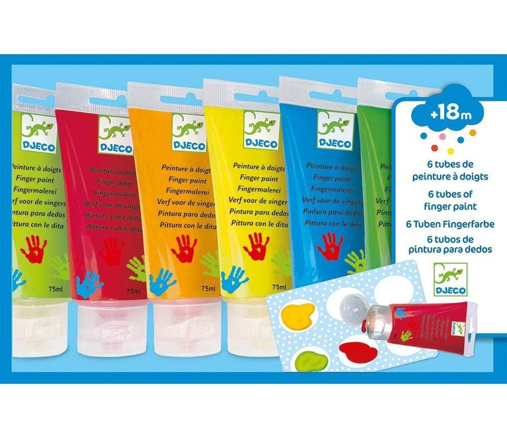 Sprell Fingermaling i 6 Farger