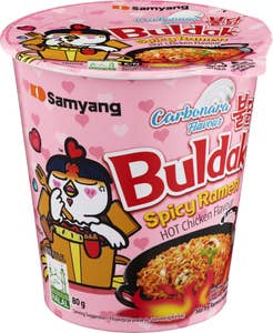 Buldak Cup Ramen carbonara flavour