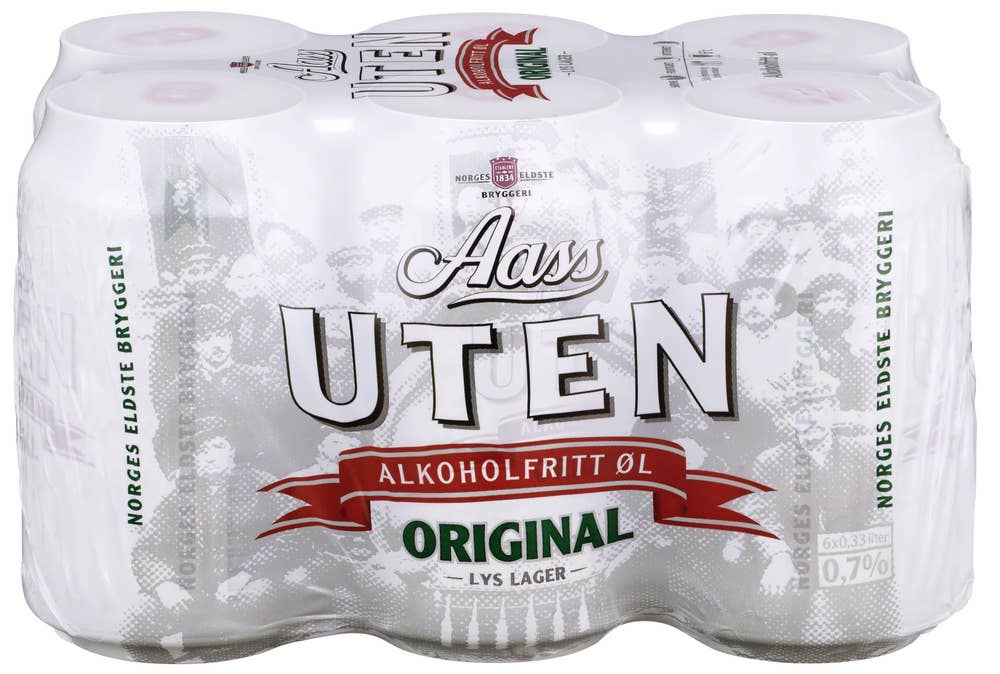 Aass Bryggeri UTEN Original 6 x 0,33L