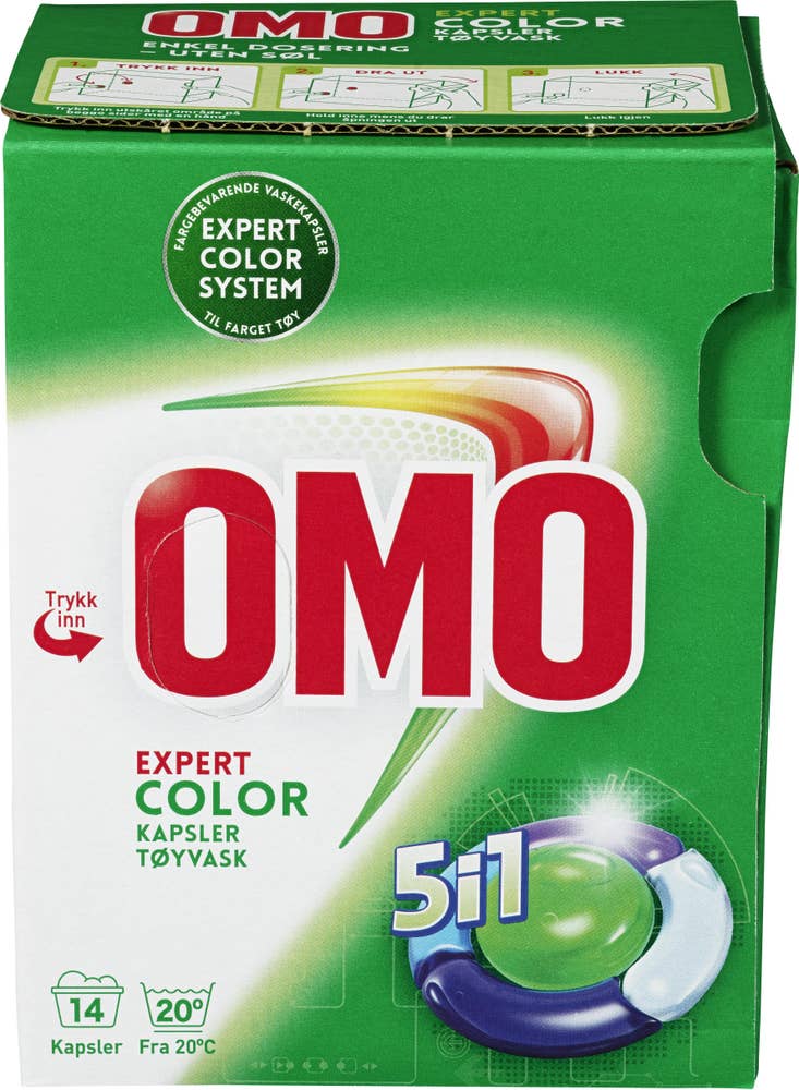 Omo Expert Color 5i1 14stk