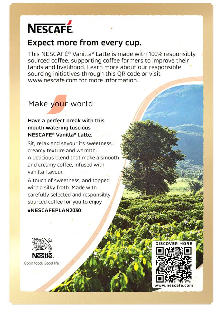 Nescafé Vanilla Latte 8 poser