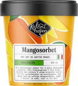 Kolonihagen Mangosorbet Økologisk