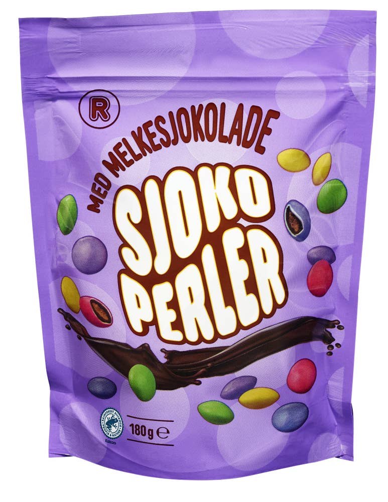 R Sjokoperler med Melkesjokolade