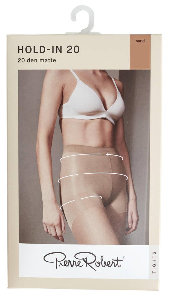 Pierre Robert Strømpebukse Hold-In Sand, Str. 44-48