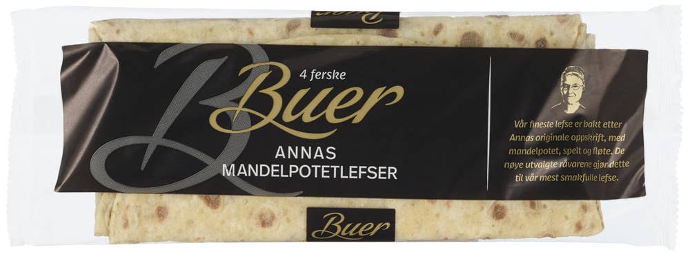 Buer Annas mandelpotetlefser 4stk