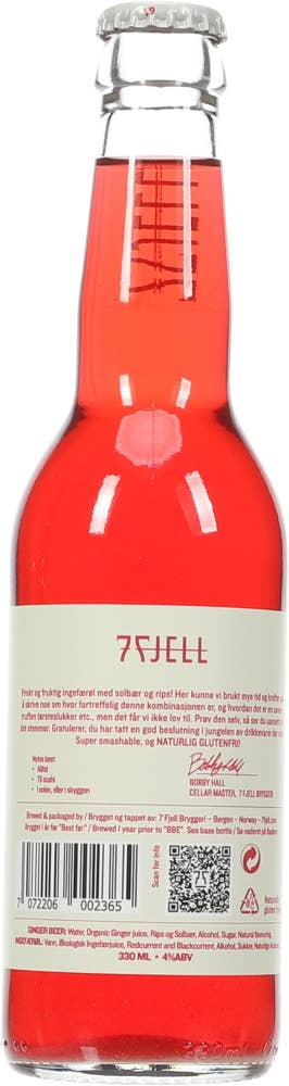 7 Fjell Bryggeri Nordic berry ginger ninja