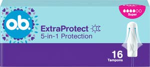 O.B.® ExtraProtect Super 16 stk, 5-in-1 protection