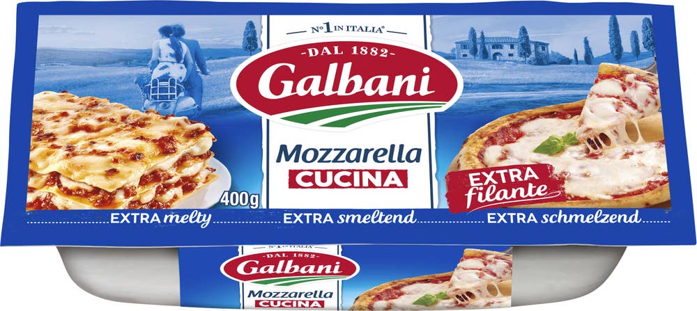 Galbani Mozzarella Cucina blokk Ekstra smeltende