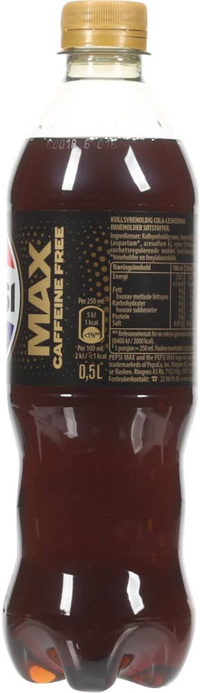 Pepsi Max koffeinfri