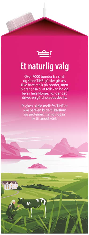 Tine Lettmelk 1% fett