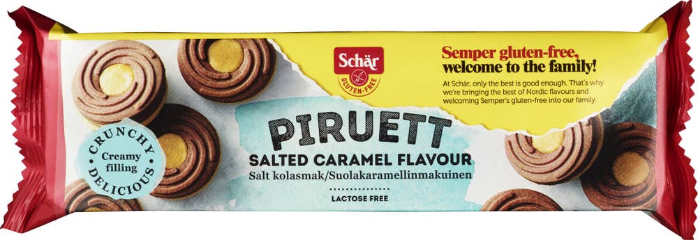 Schär Glutenfri Piruett salt karamell