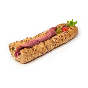 Norgescatering Grov baguette med roastbiff