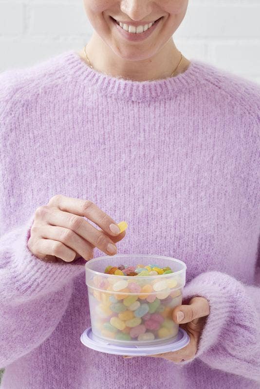 Smartstore Rund matoppbevaring Fresh 0,6 l, lilla