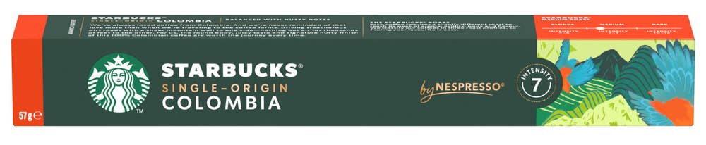 Starbucks Colombia 10 stk Intensitet 7, 57 g