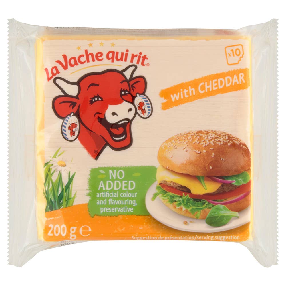 Bel Burgerost med cheddar 12stk skivet