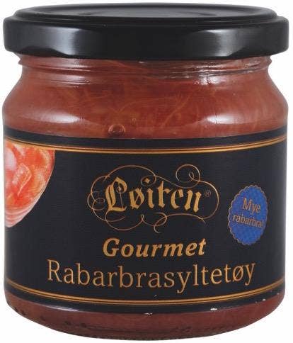 Løiten Rabarbrasyltetøy gourmet