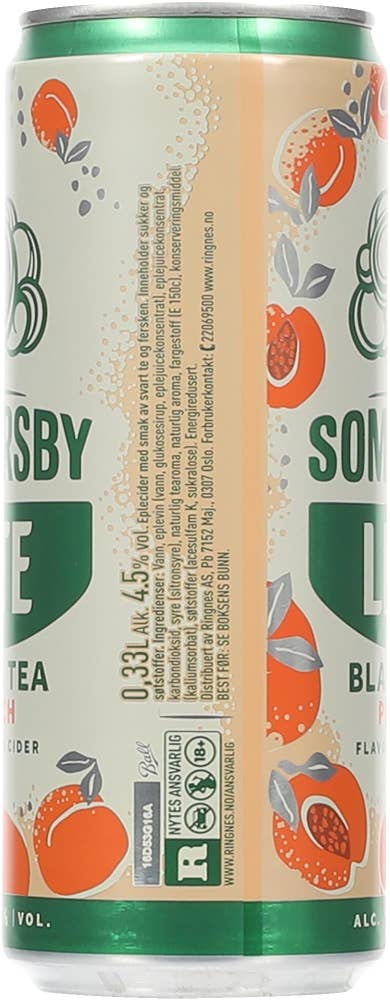Somersby Lite Black tea peach