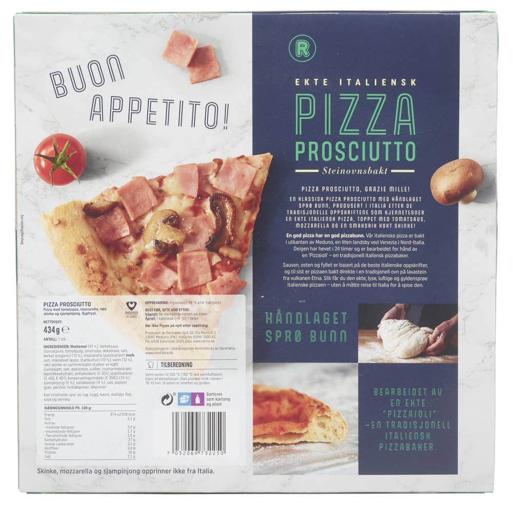 R Pizza Prosciutto
