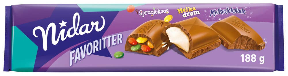 Nidar Favoritter Blå Storplate