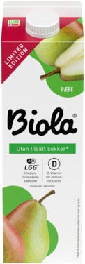 Tine Biola Pære Uten tilsatt sukker
