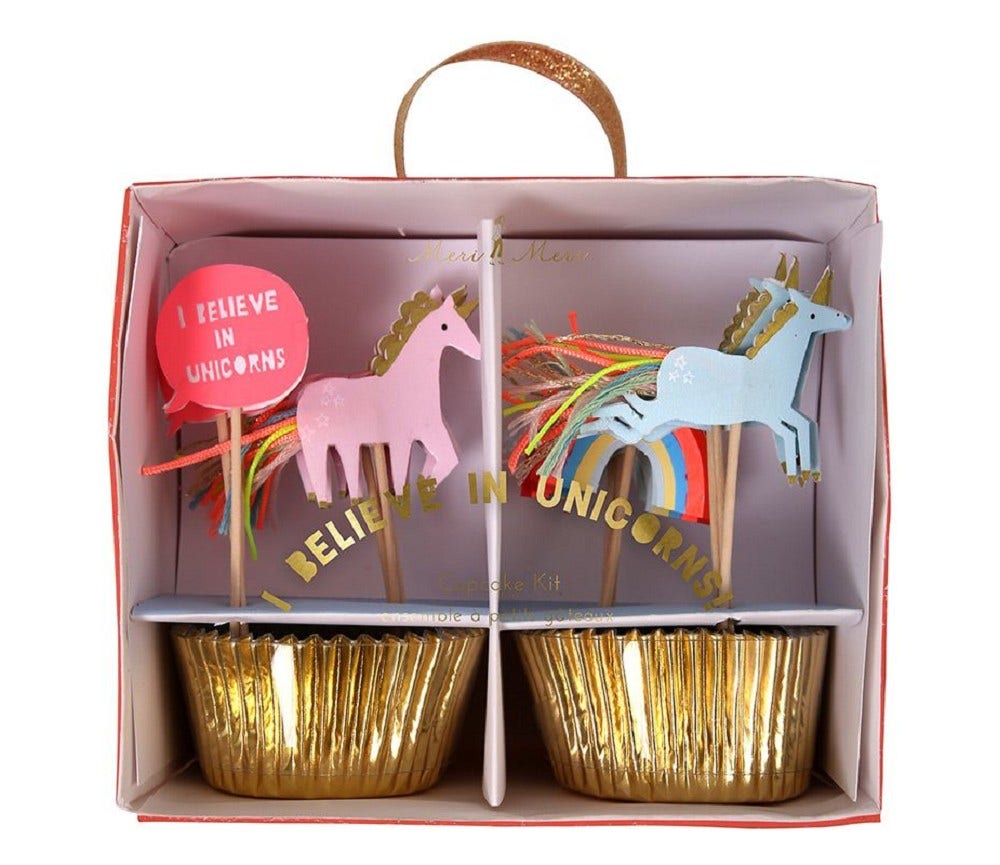 Sprell Cupcake kit Enhjørning 24 stk