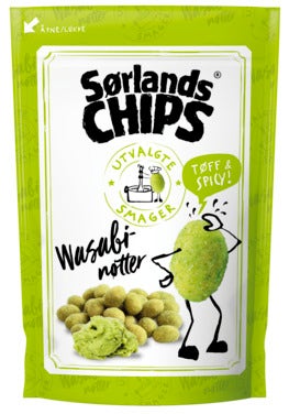 Sørlandschips Bakte Wasabinøtter