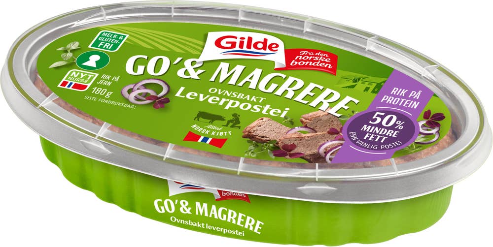 Gilde Go' & Magrere ovnsbakt leverpostei