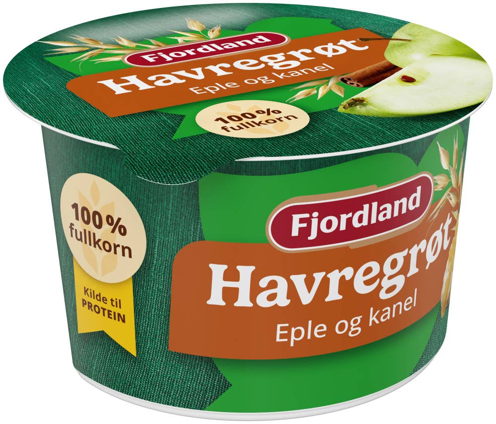 Fjordland Havrelunsj Med eple og kanel