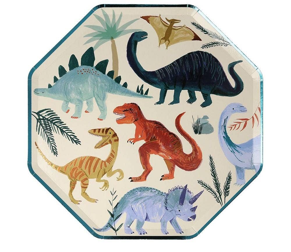 Sprell Papptallerkener Dinosaurer 8 stk