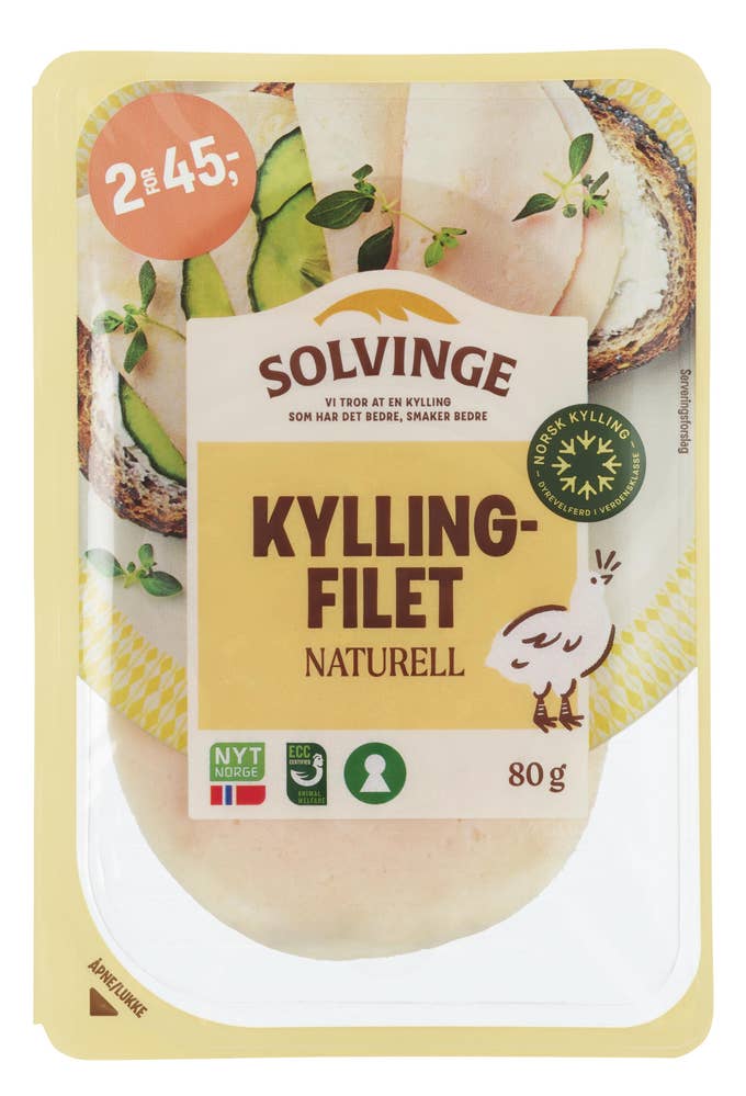 solvinge Kyllingpålegg Naturell