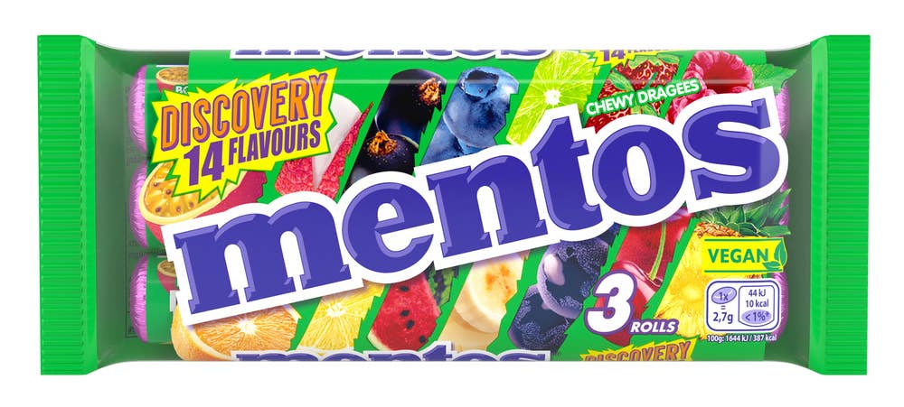 Mentos Discovery 3-pk