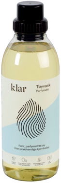Klar Tøyvask Parfymefri Flytende