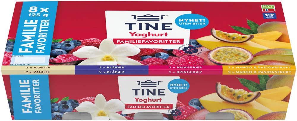 TINE Yoghurt familiemiks Familiefavoritter
