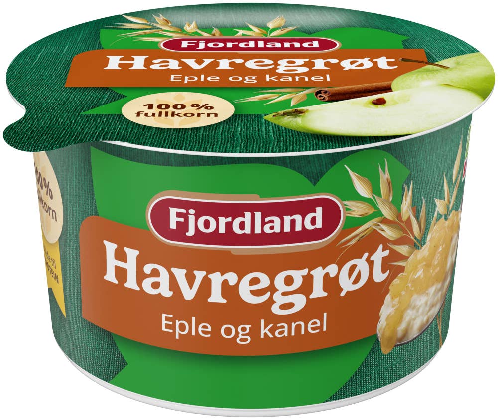 Fjordland Havrelunsj Med eple og kanel