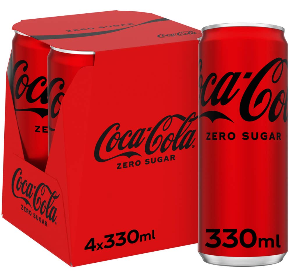 Coca-Cola Zero Sugar 4 x 0,33L