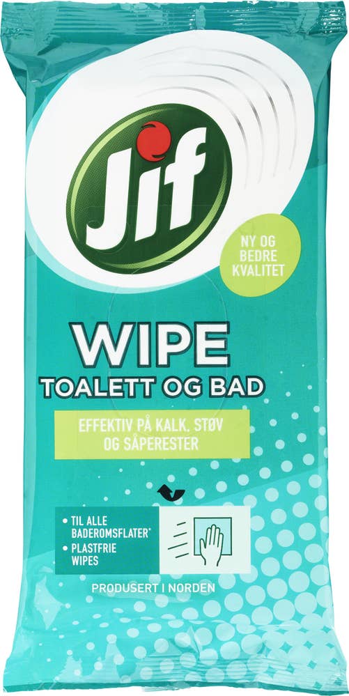 Jif Wipes til bad & toalett Wipes