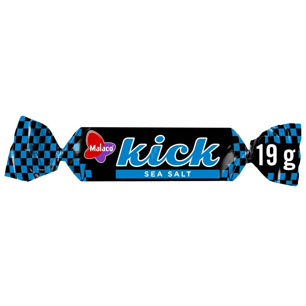 Malaco Kick Seasalt Lakrisstang