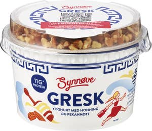 Synnøve Gresk Gresk yoghurt Pekan og honning