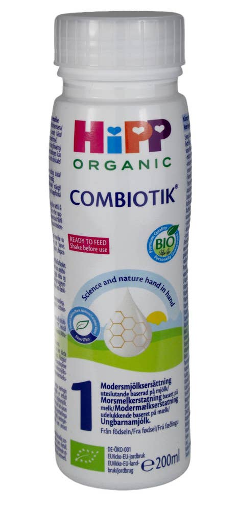 Hipp Økologisk Combiotik 1 morsmelkerstatning Drikkeklar, fra 0 mnd