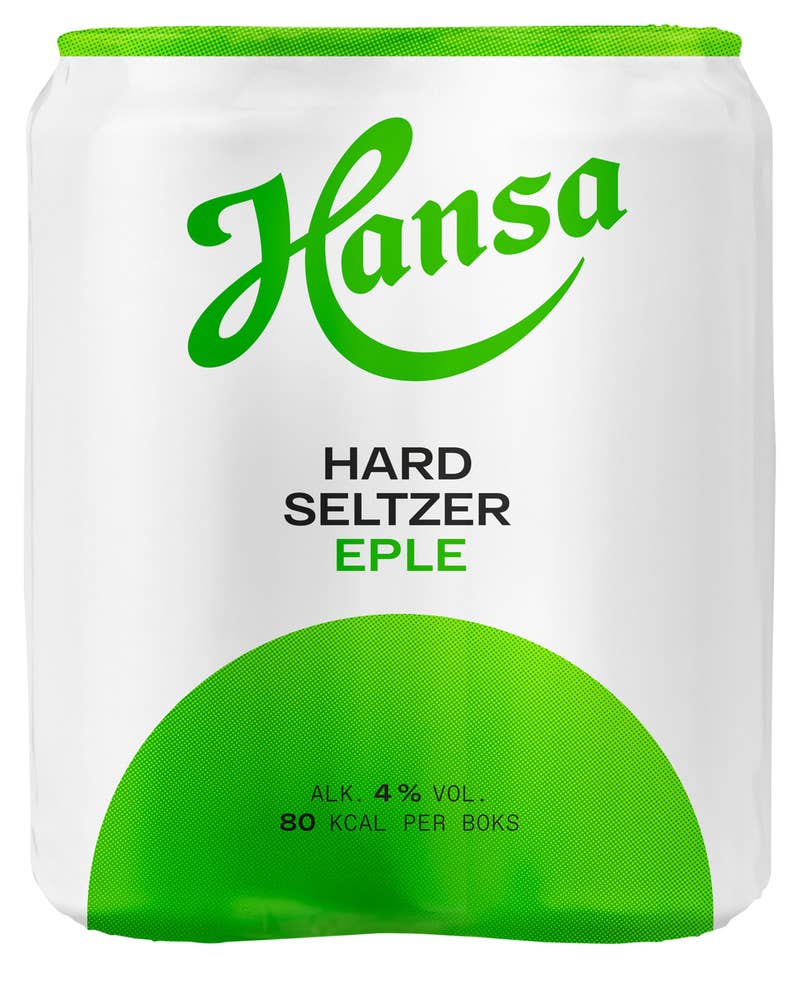 Hansa Hard seltzer Eple 4 x 0,33 l