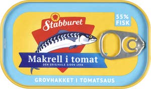 Stabburet Grovhakket makrell i tomat