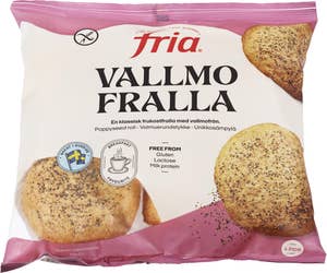 Fria Rundstykker med Valmuefrø Glutenfri