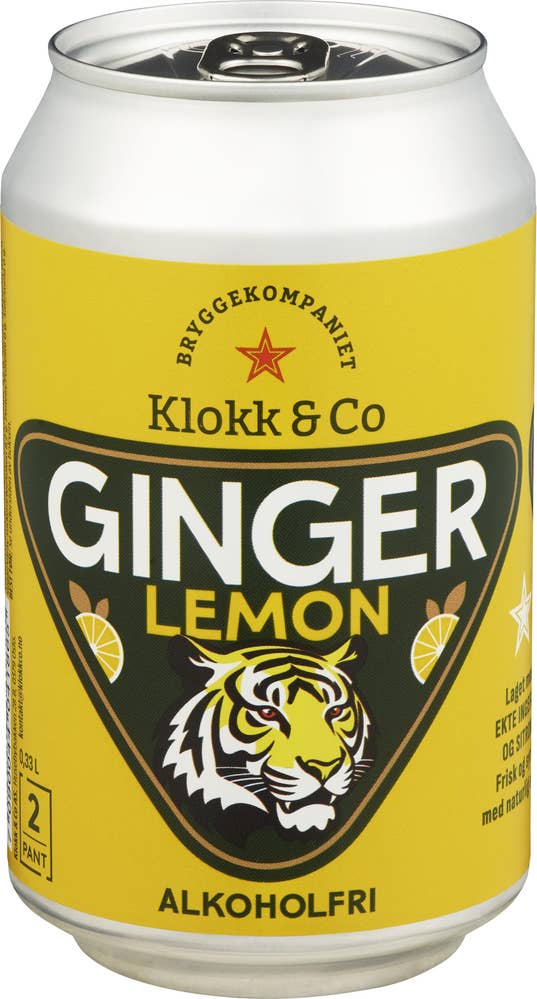 Klokk & Co Ginger Beer Lemon Alkoholfri