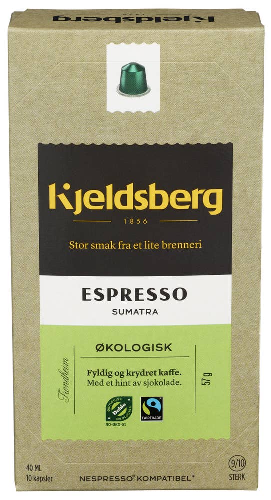 Kjeldsberg Økologisk fairtrade espresso