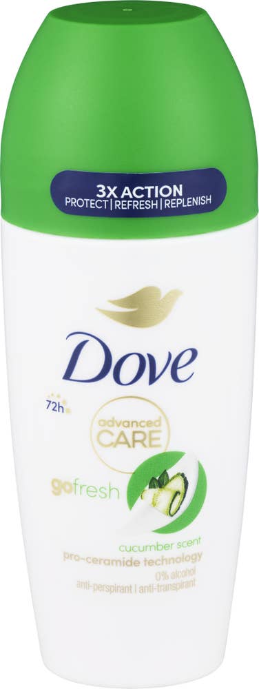 Dove Roll-on Cucumber & Green Tea Deo Antiperspirant Advanced Care