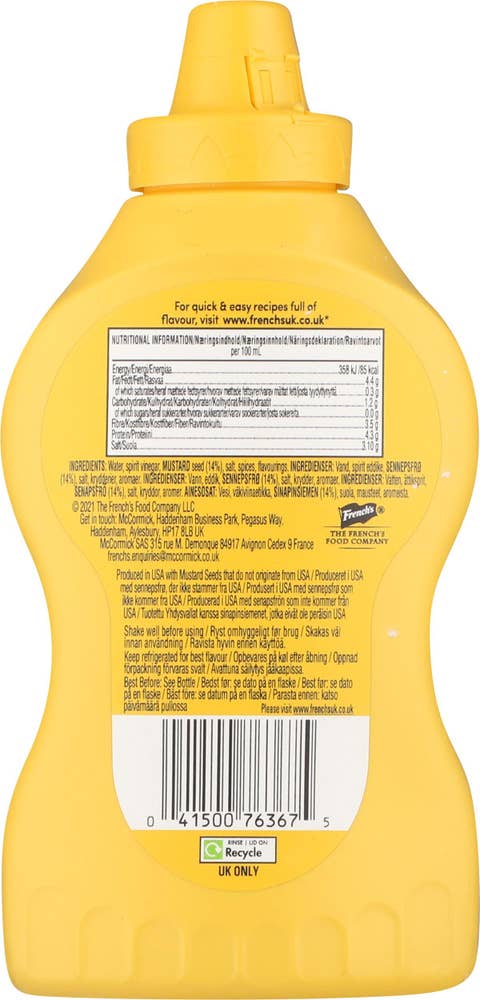 French´s Classic yellow mustard