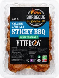 Ytterøy Lårfilet Sticky Bbq Saktevoksende kylling